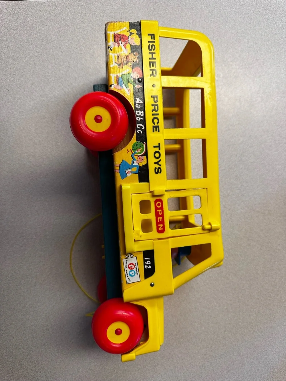Vintage 1965 Fisher Price School Bus